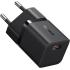 Baseus GaN5 Fast Charger (mini) 1C 25W EU Cluster Supports PPS, PD 3.0, QC 3.0 - Black